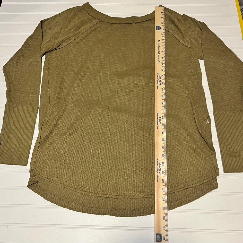 Free People We The Free Slouchy Boho Tunic XL | Thumb Holes Side Slits - Picture 7 of 8